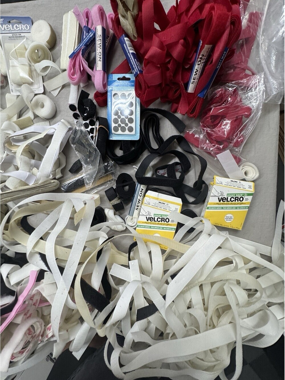 Lot Of Scrap Velcro - Some New Large Lot Of Velcro - Picture 6 of 10